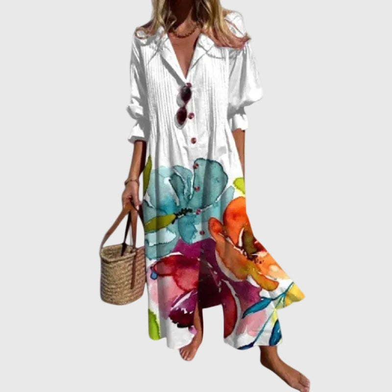 Zariah – Élégante robe longue style bohème