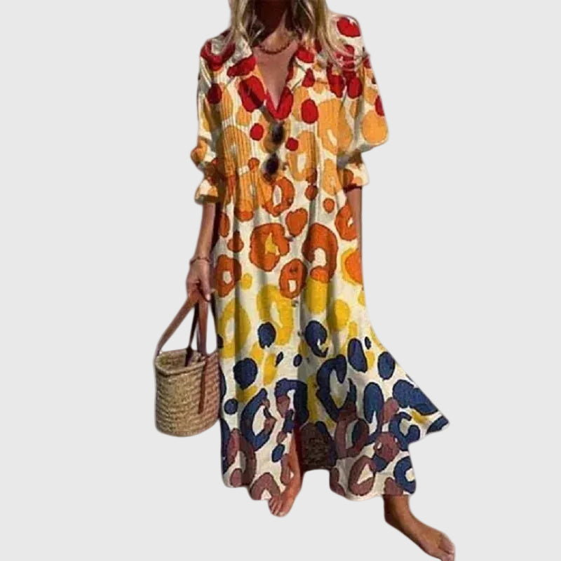 Zariah – Élégante robe longue style bohème