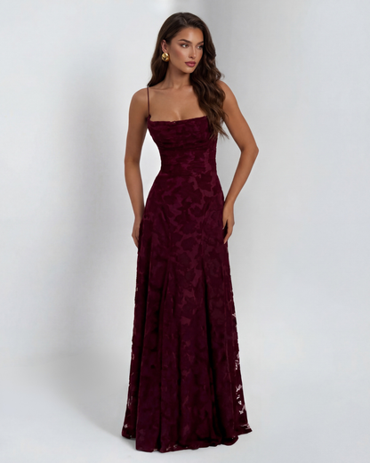 Sofia | Robe Maxi en Dentelle Florale™