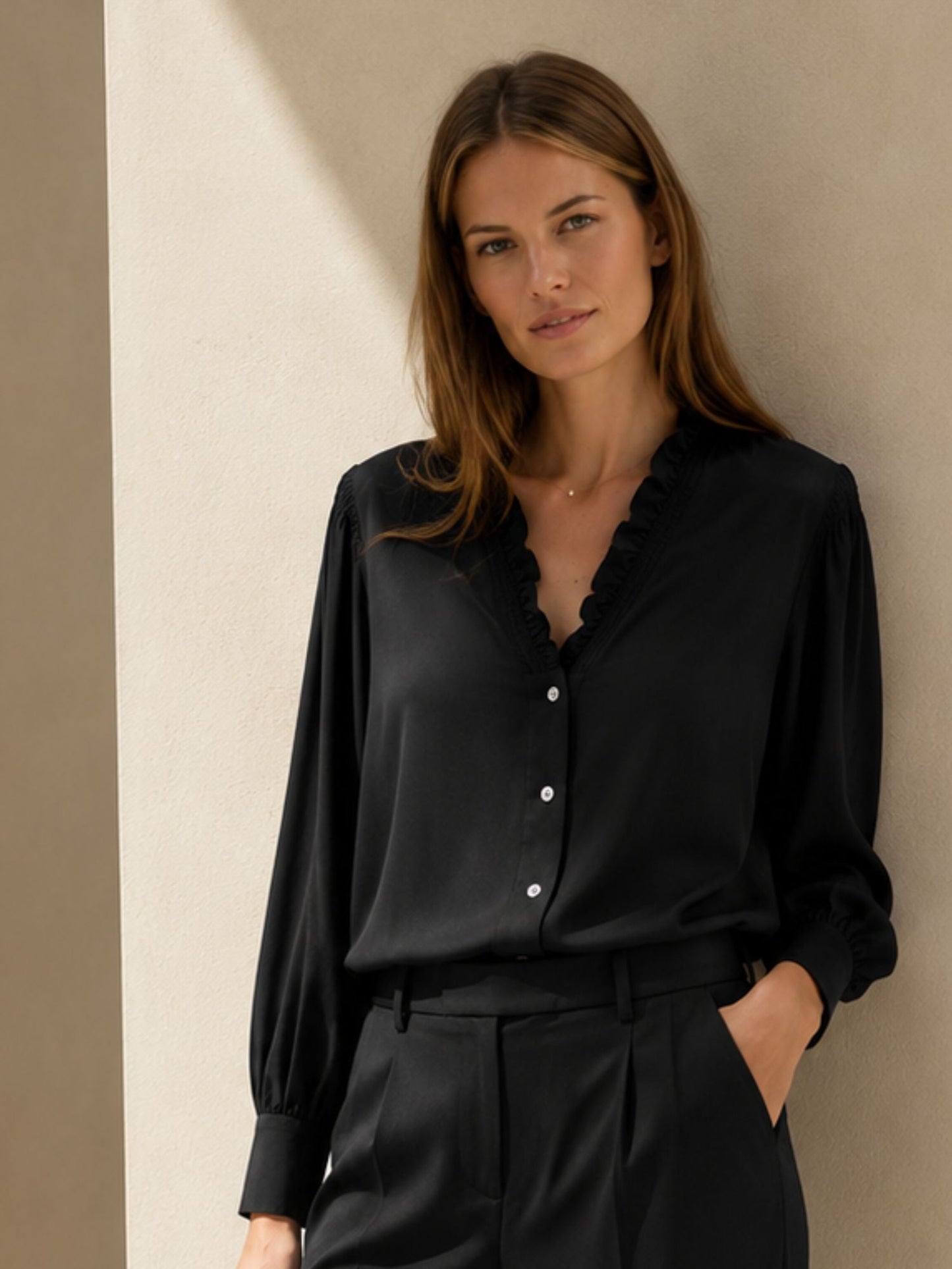 Blusa Lauren negra
