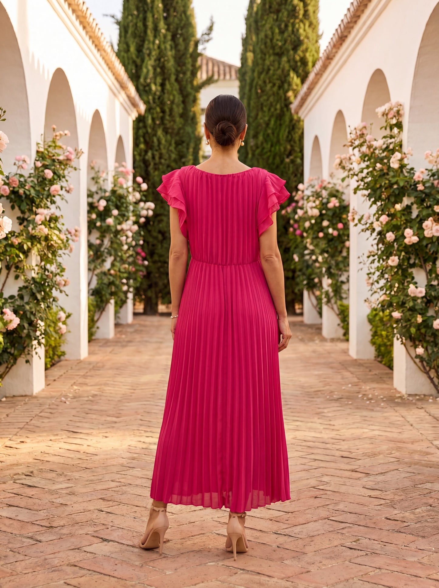 Gloria | Robe à Tombé Élégant
