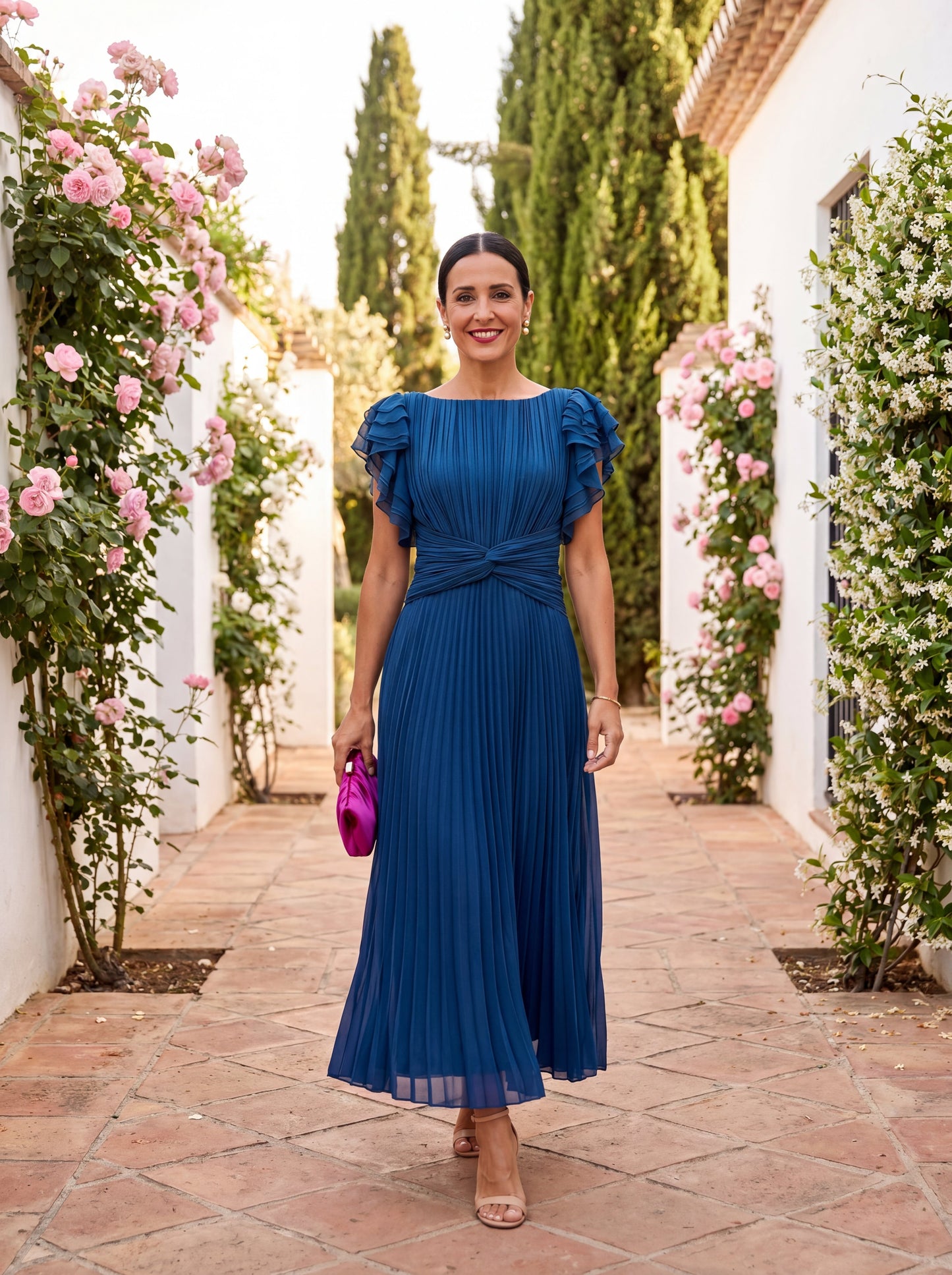 Gloria | Robe à Tombé Élégant