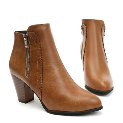 Bottes à Talons Chunky Rétro