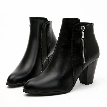 Bottes à Talons Chunky Rétro