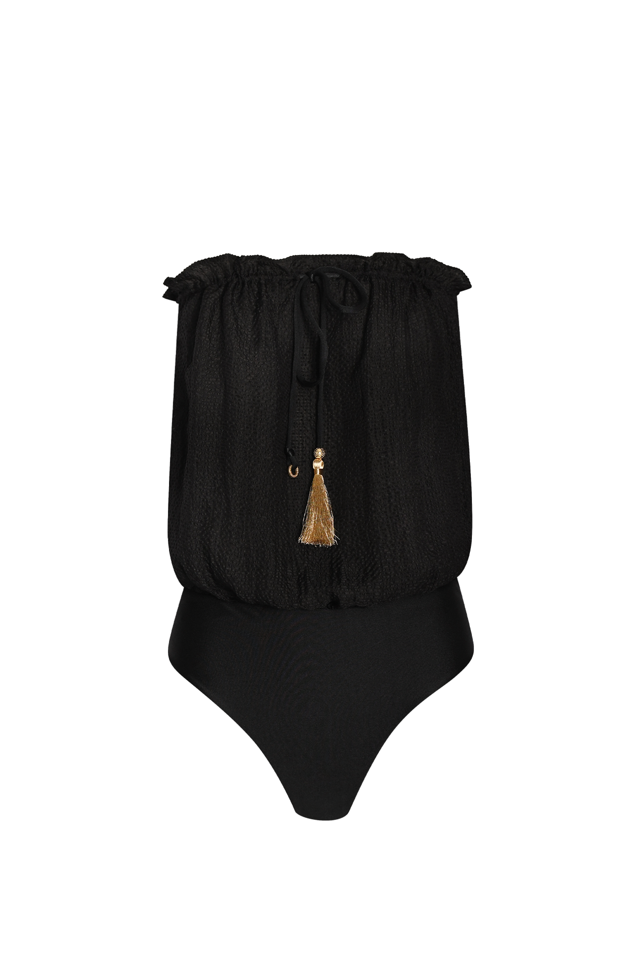 Bandeau Silk Swimsuit