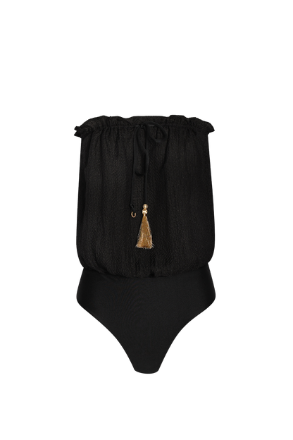 Bandeau Silk Swimsuit