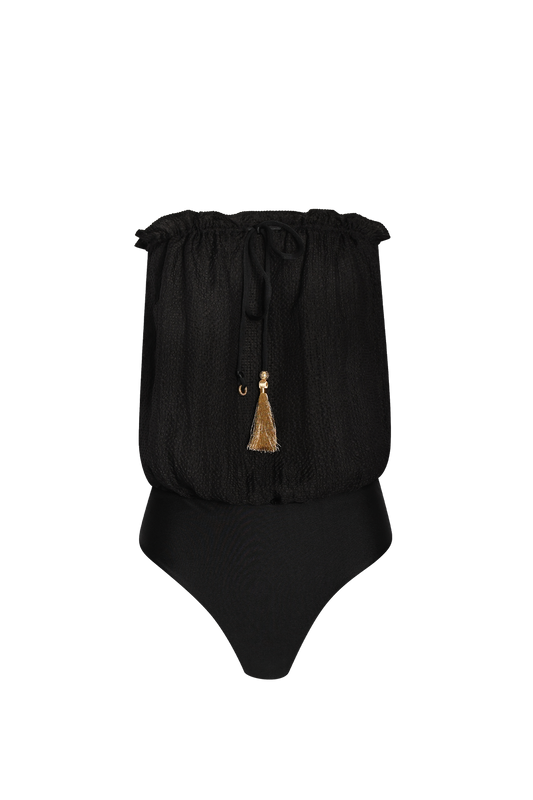Bandeau Silk Swimsuit