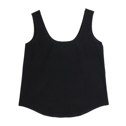 Top Emily de seda negro
