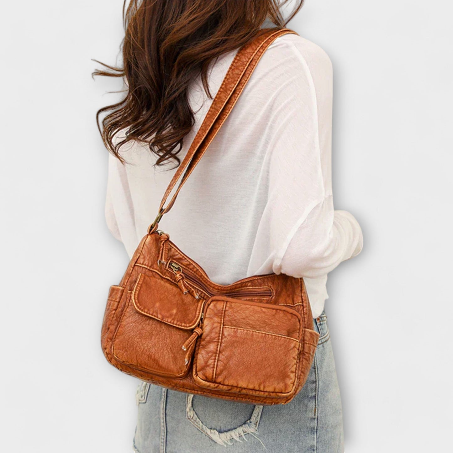 Fenix - Sac en cuir Vintage Old Skool
