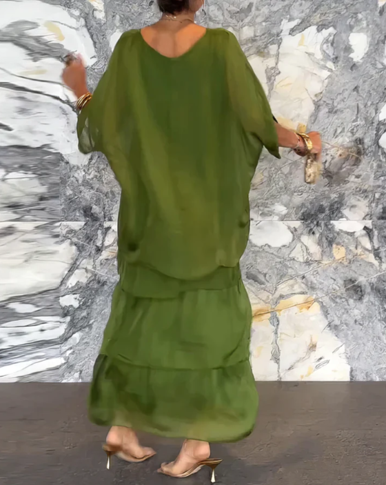 Lara – Élégante robe longue et vaporeuse