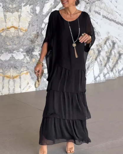 Lara – Élégante robe longue et vaporeuse