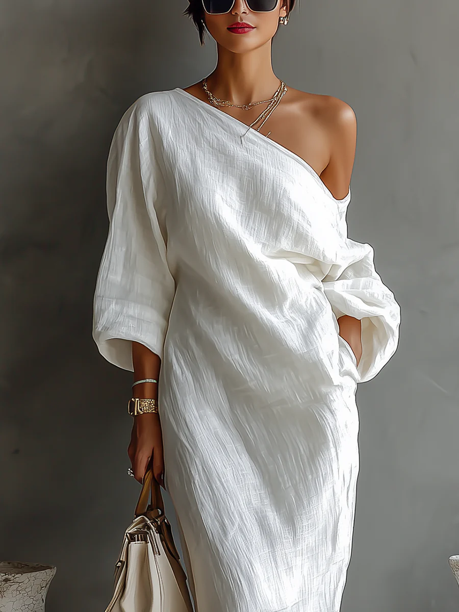 Robe Maxi Asymétrique