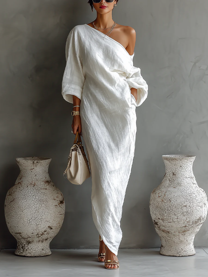 Robe Maxi Asymétrique