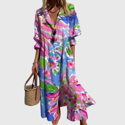 Zariah – Élégante robe longue style bohème
