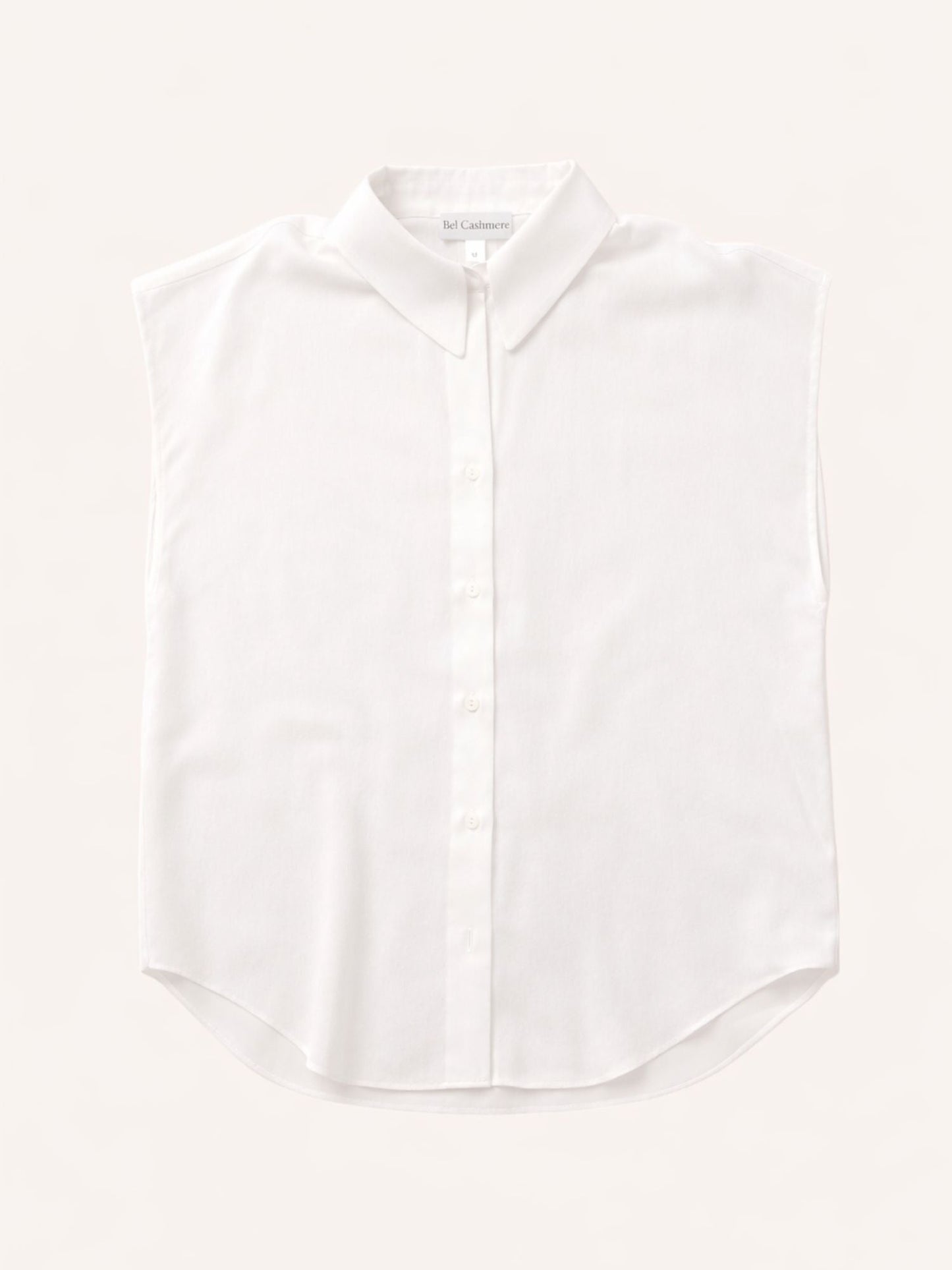 Blusa Flavia de seda blanca