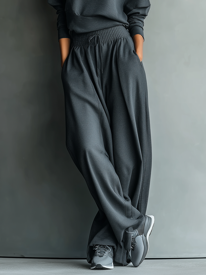 Carlotta – Ensemble Maille Pantalon Large