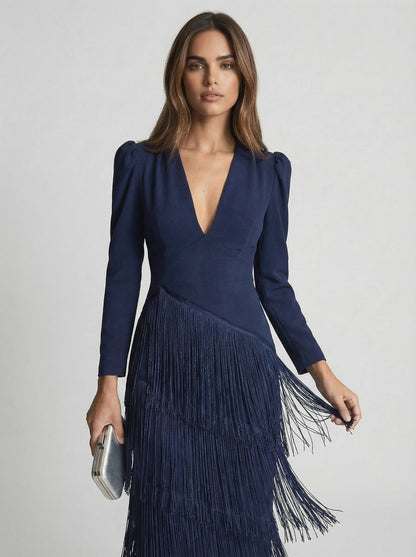 Salvia | Robe à Franges