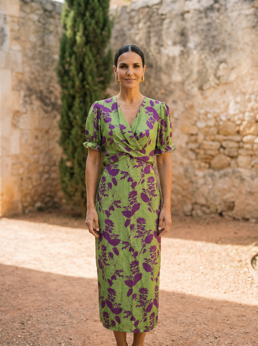 Andrea | Robe printanière imprimée