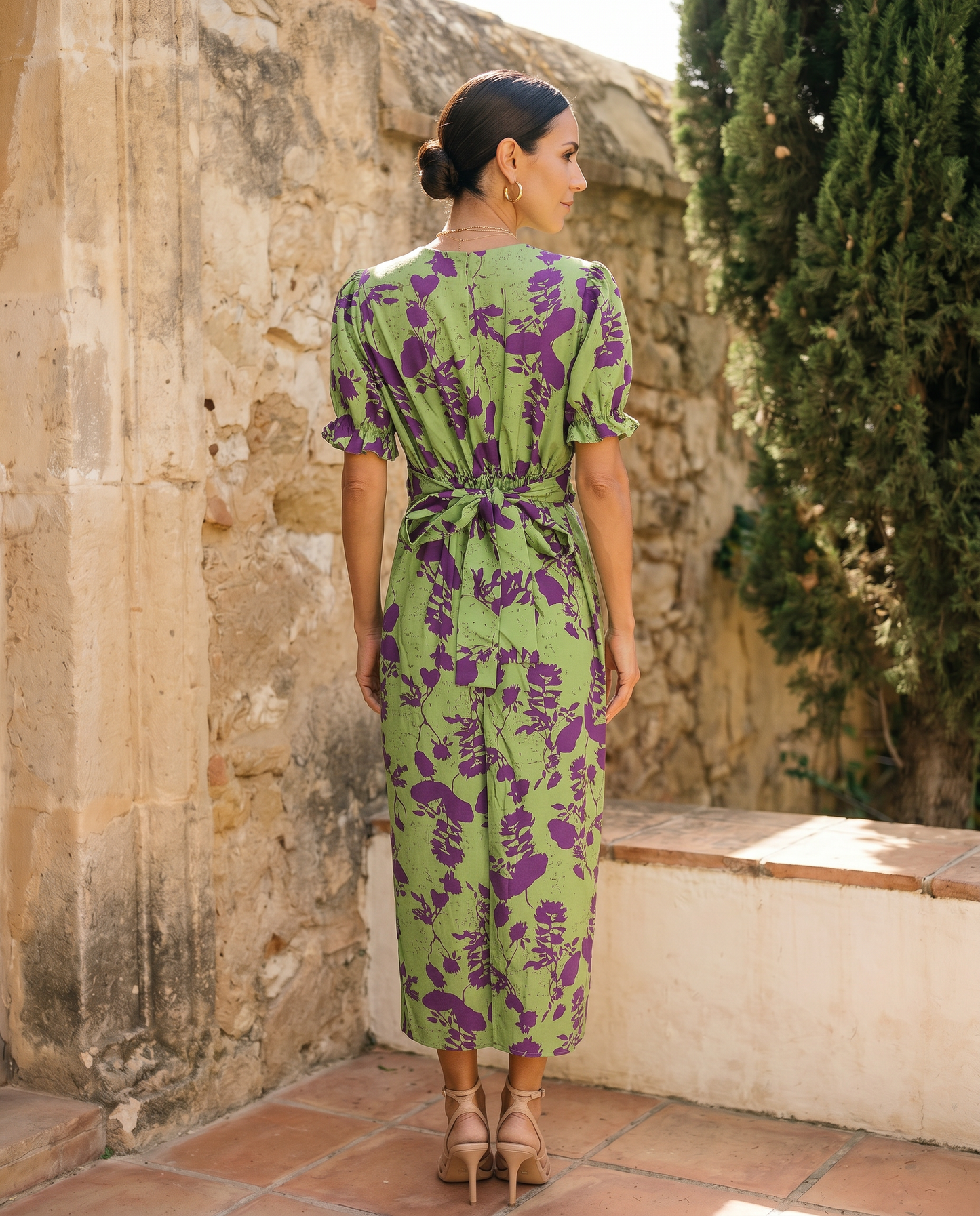 Andrea | Robe printanière imprimée