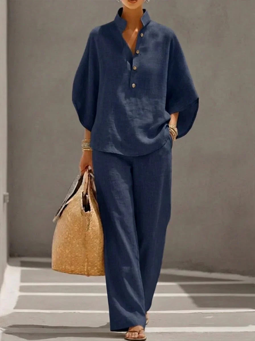 Ensemble Lin Chauve-Souris & Pantalon Large