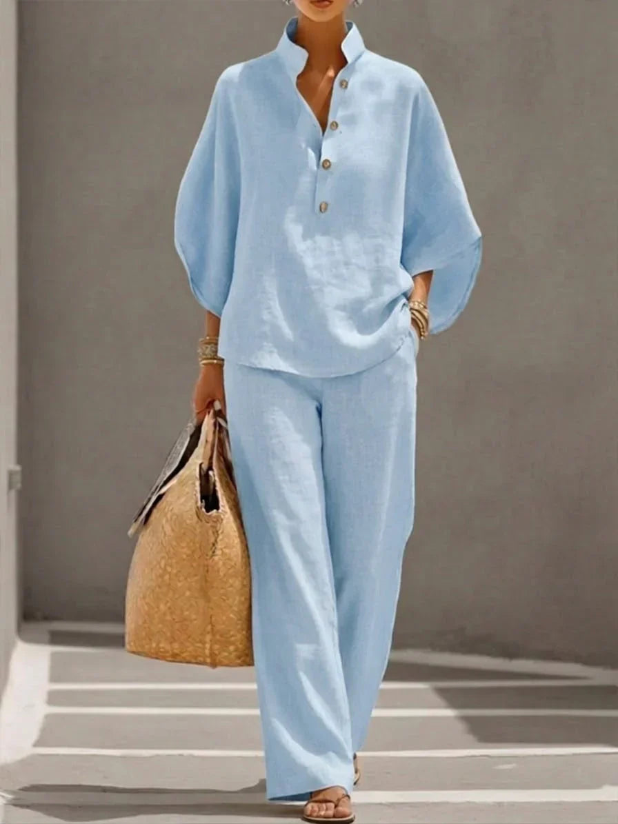Ensemble Lin Chauve-Souris & Pantalon Large