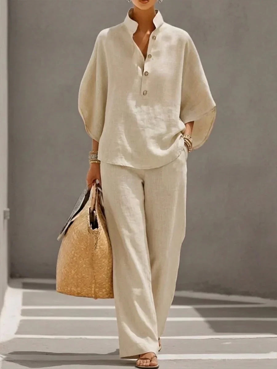 Ensemble Lin Chauve-Souris & Pantalon Large
