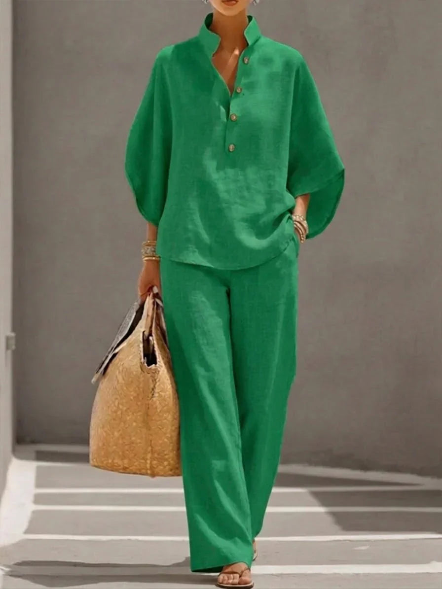 Ensemble Lin Chauve-Souris & Pantalon Large